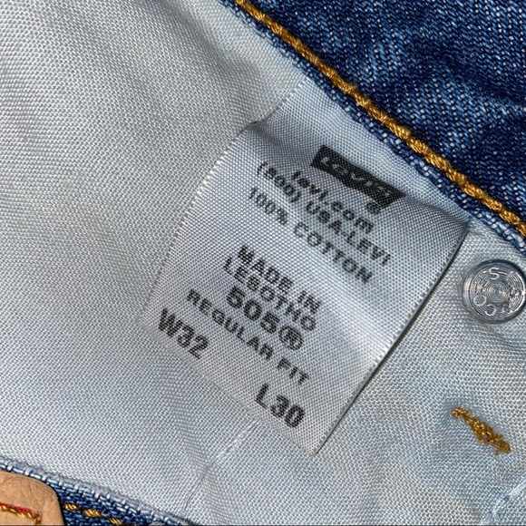 Levi’s vintage 505 high waisted Jean shorts - Picture 2 of 5